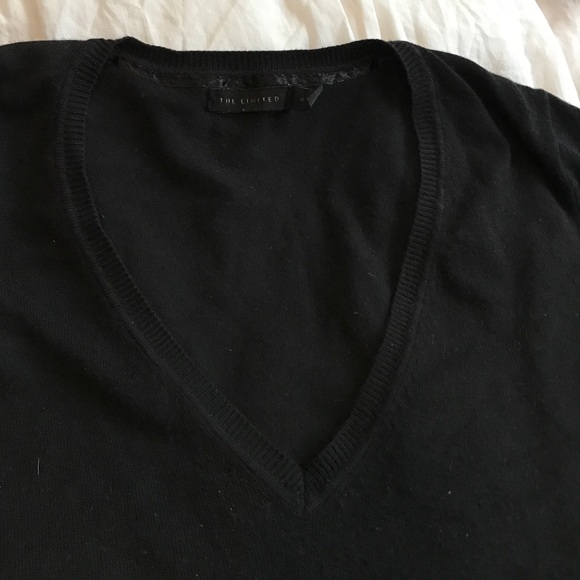 Black v neck sweater - Picture 2 of 2