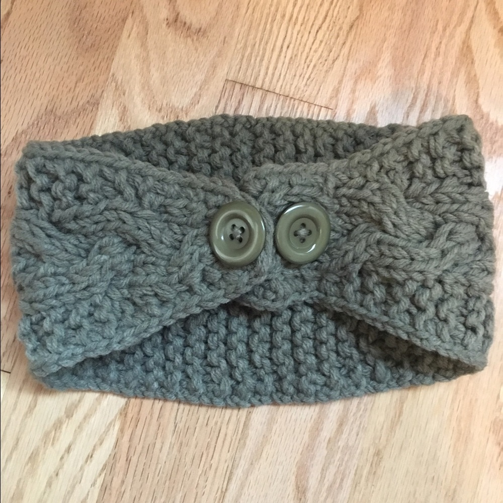 Olive Green Winter Headband