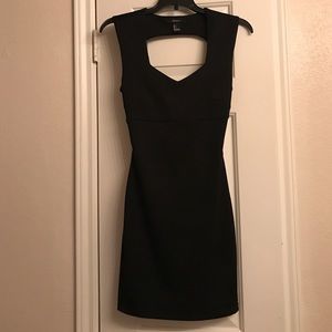 Black bodycon dress w/ cutout back