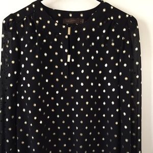 EUC black and gold Limited top