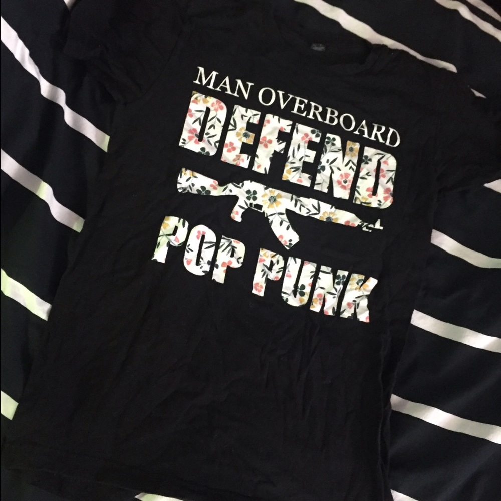 Man Overboard band tshirt