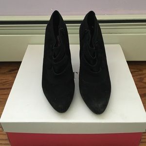 Back suede booties size 7