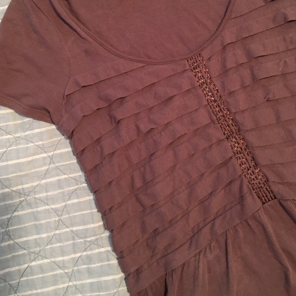 Anthropologie peplum top