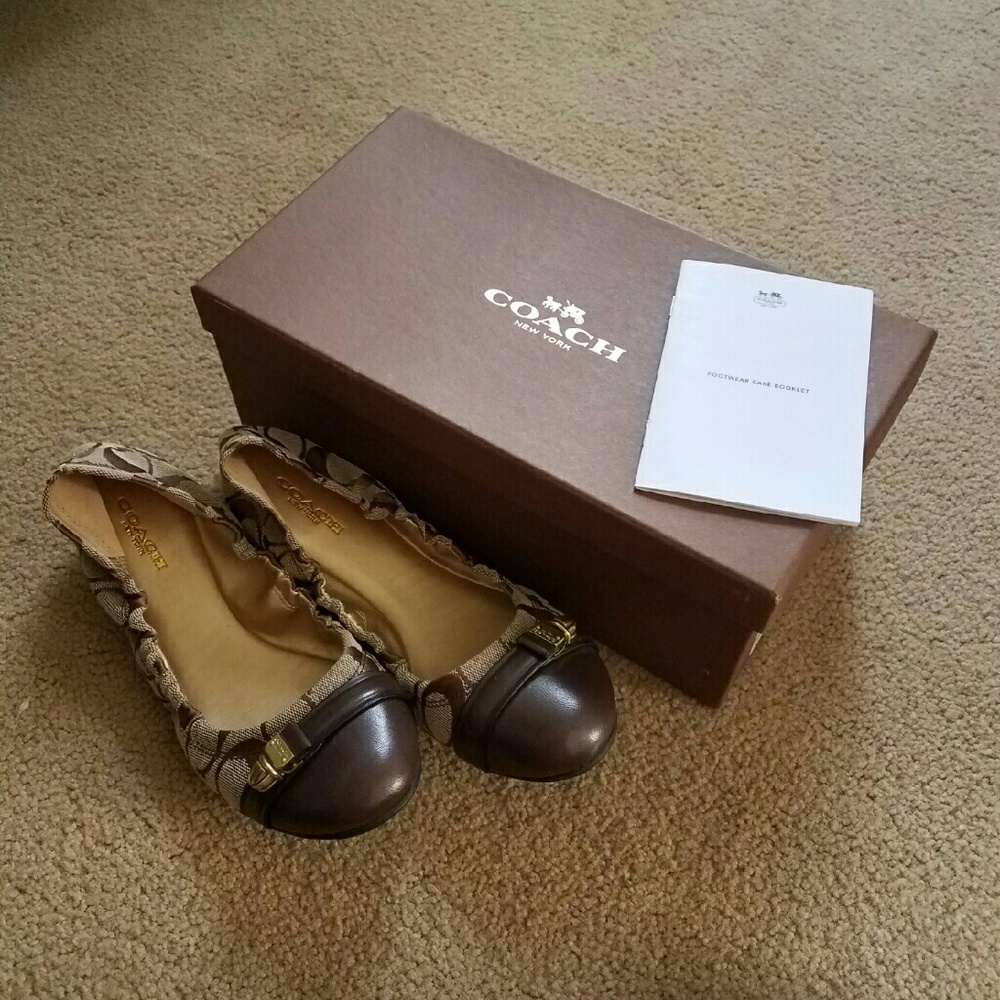 Coach Flats- Size 6.5 New with Box