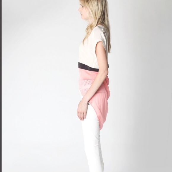 Maggio Blouse/ white/pink - Picture 2 of 4