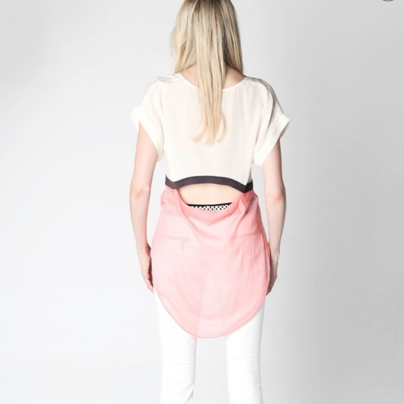 Maggio Blouse/ white/pink - Picture 3 of 4