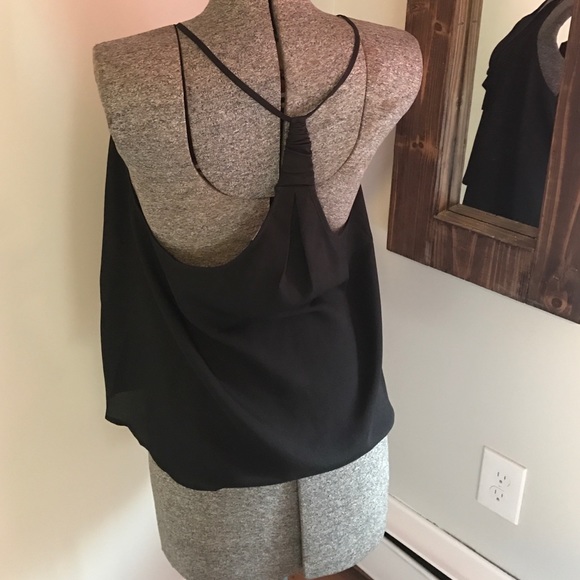 Unique ruffle tank with detailed racerback - Picture 2 of 2