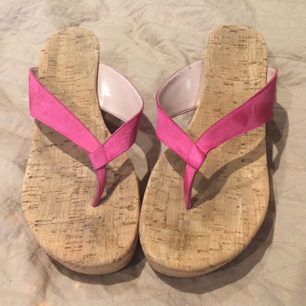 Stuart Weitzman pink sandals