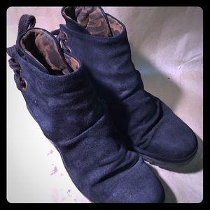 Fly London suede booties