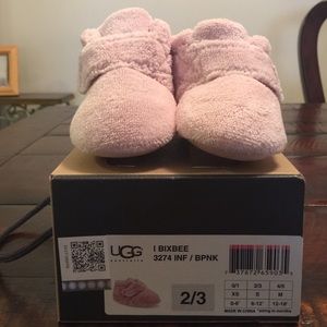 Ugg baby Bixbee pink bootie