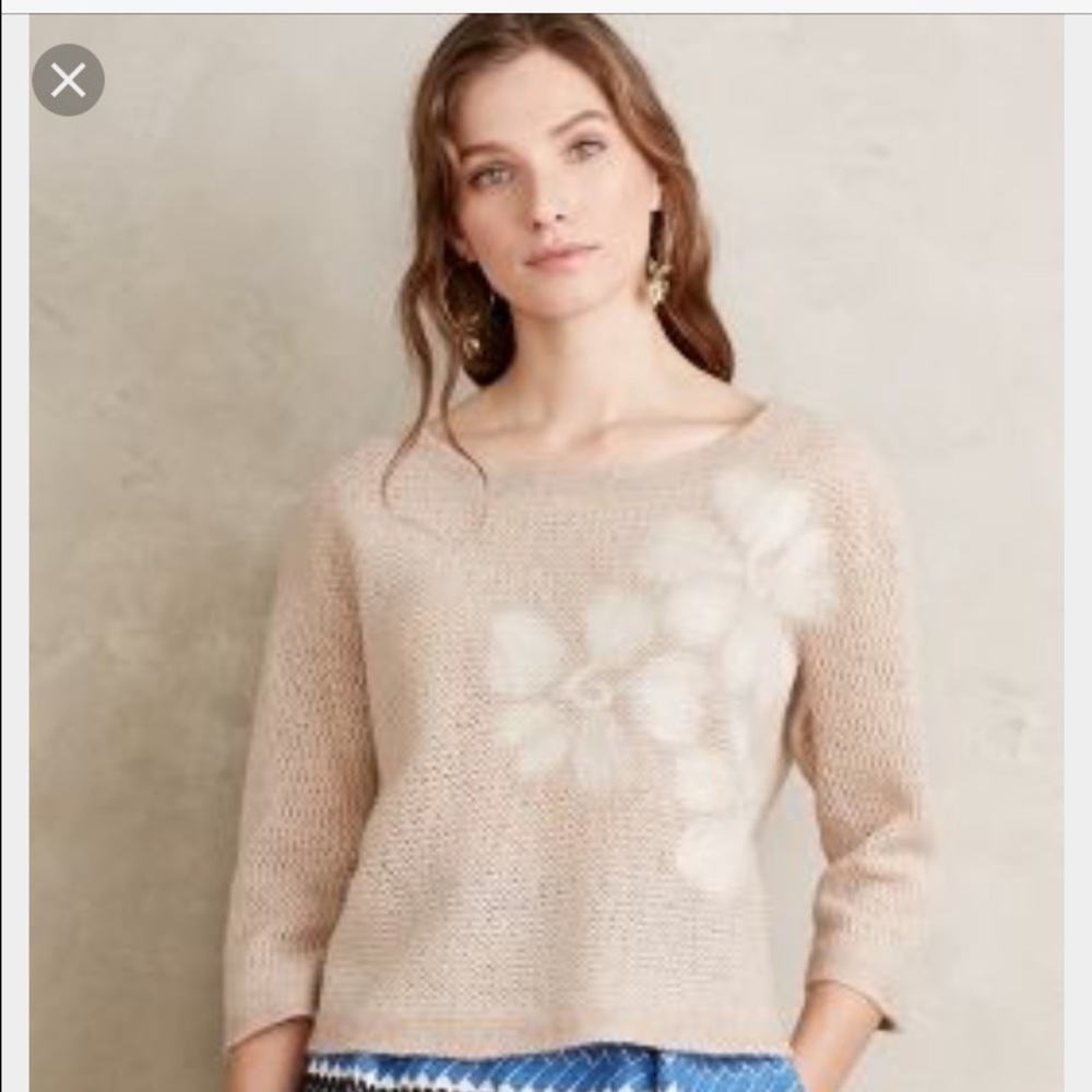 Anthropologie Troubadour pullover sweater