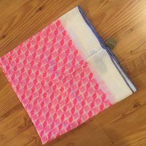 J. Crew Embroidered Diamond Infinity Scarf