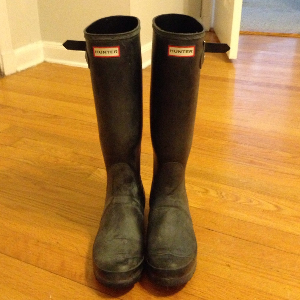 Hunter Boots/Faded Black