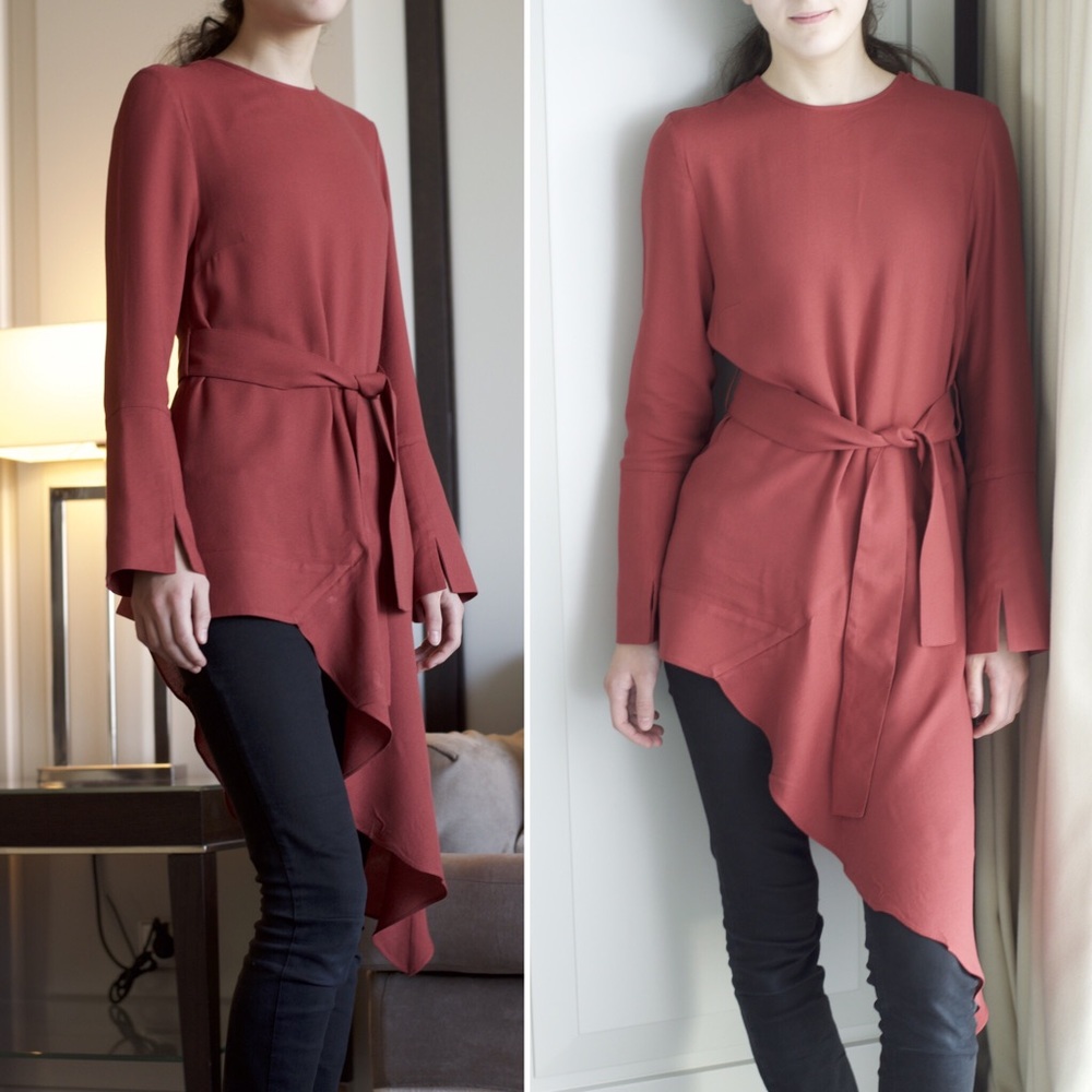 High low blouse