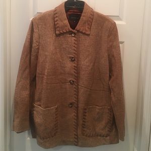 Damselle Tan Jacket Size XL