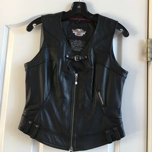 Genuine Harley Davidson leather vest