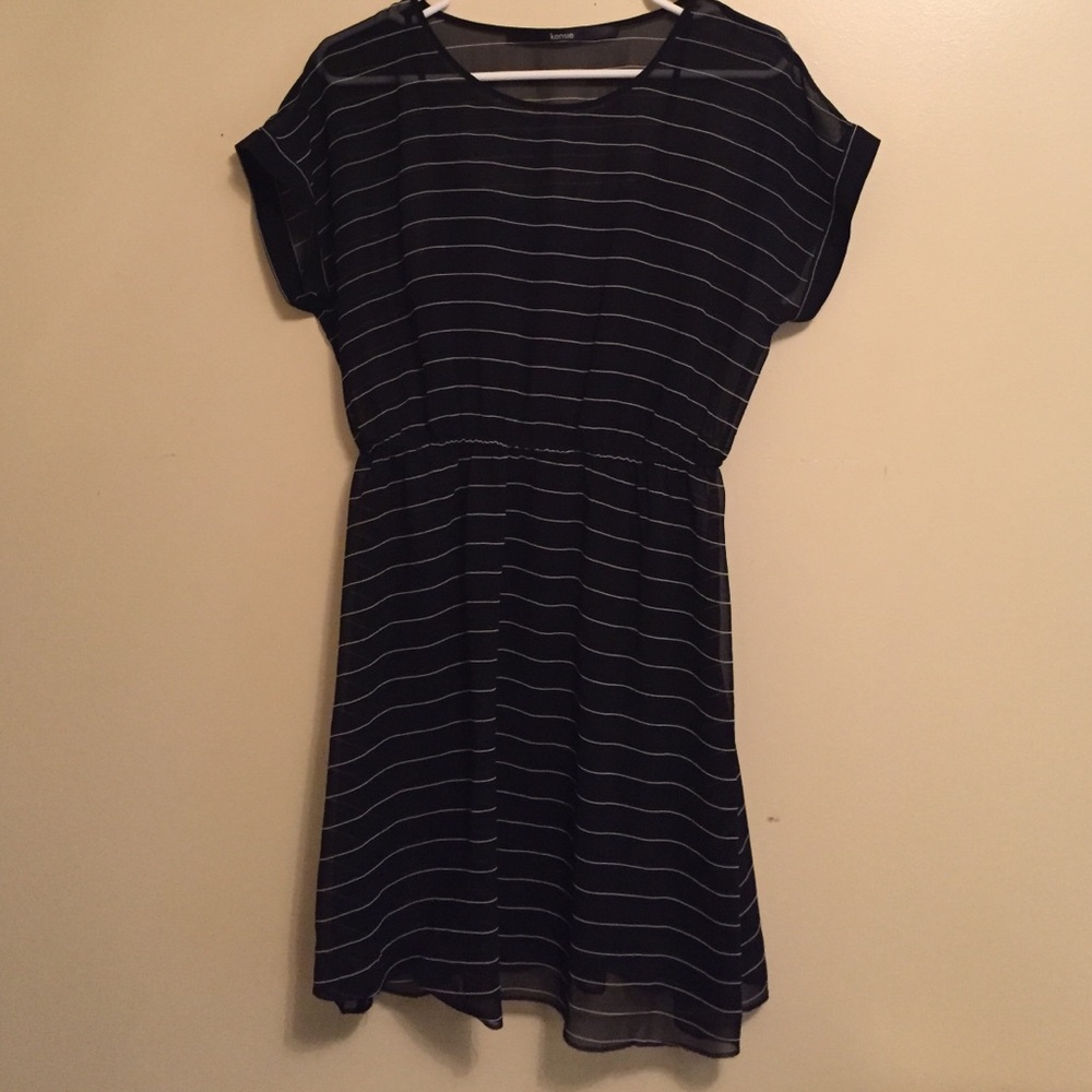 Kensie Black and White Dress