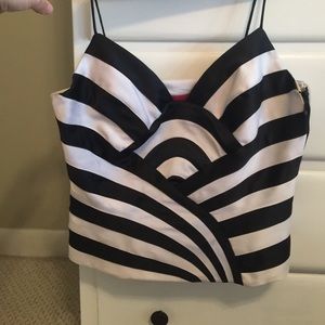 Black & White Dressy Top