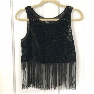 Flapper Semi-Sheer Top