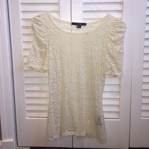 Lace see-through bodycon shirt from Forever 21.