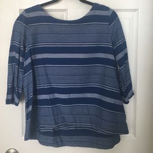A gorgeous blue swing top.