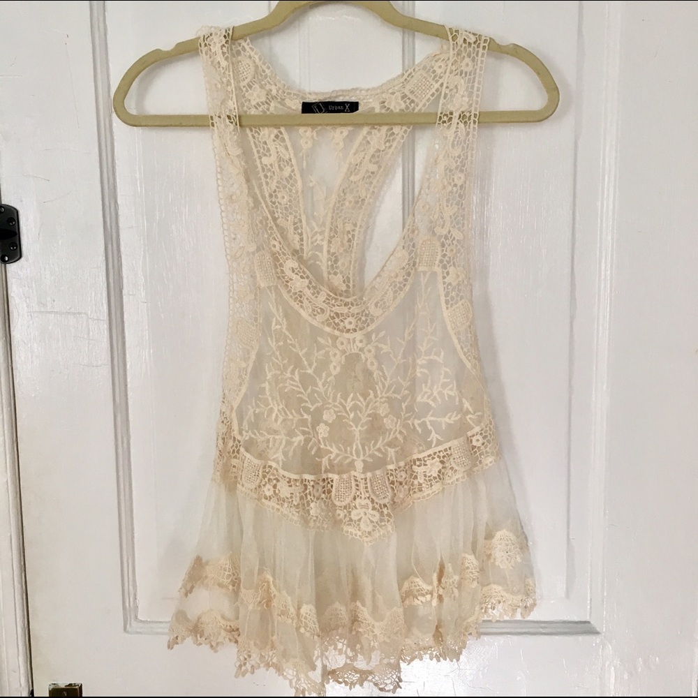 Sheer Lace Top