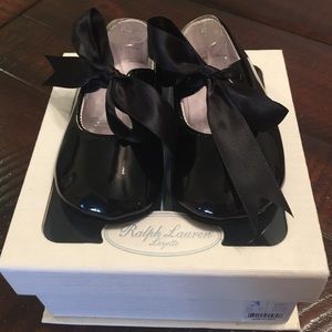 Ralph Lauren Layette black Mary Janes