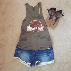Jurassic Park Tank Top NWOT