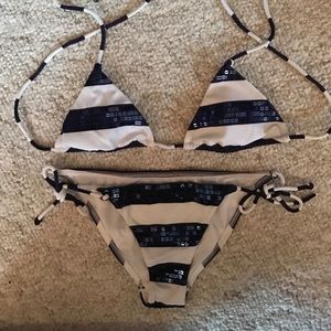 Victoria's Secret Stripe Triangle Bikini