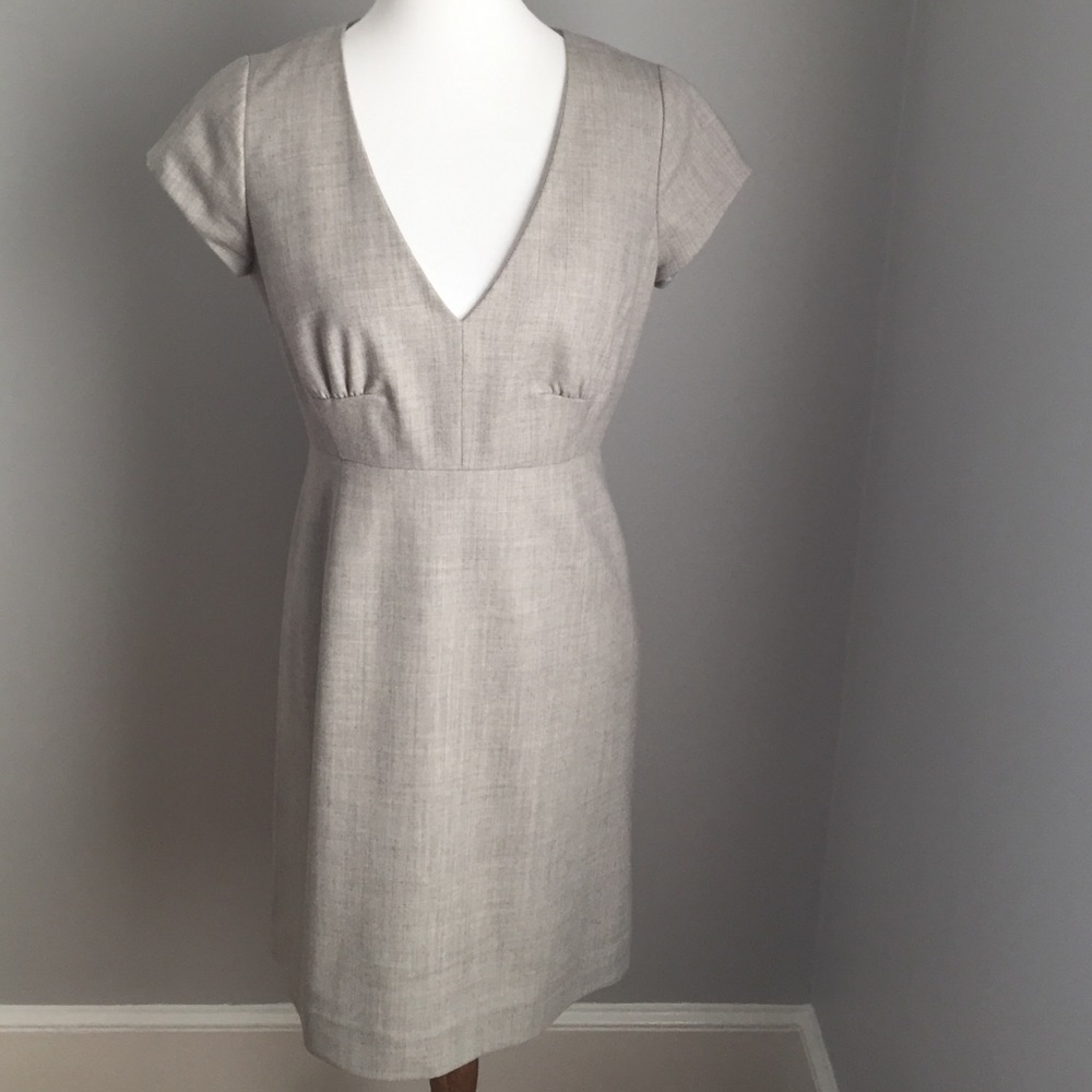 J. Crew Grey Wool Dress