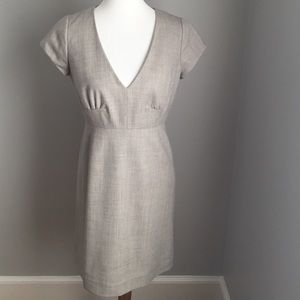 J. Crew Grey Wool Dress