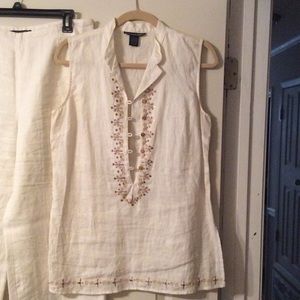 💐Saint Tropez West 100% Linen 2pc💐