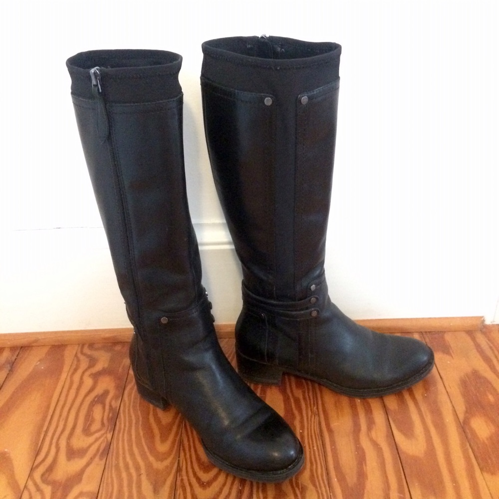 Franco Sarto Leather Boots Size 6