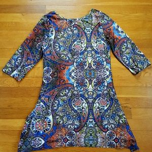 bohemian printe tunic
