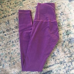 Lululemon Purple Wunder Under Leggings