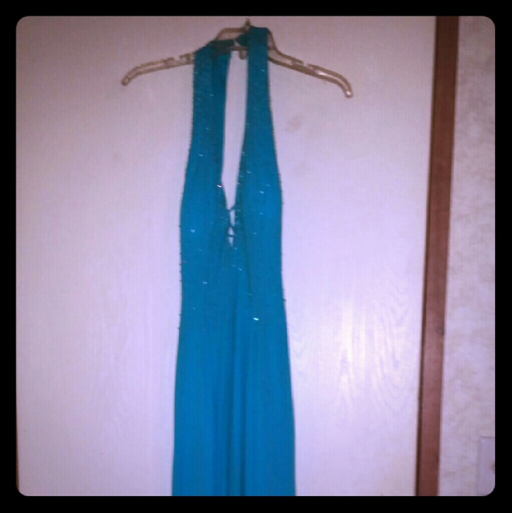 Turquoise? summer evening gown