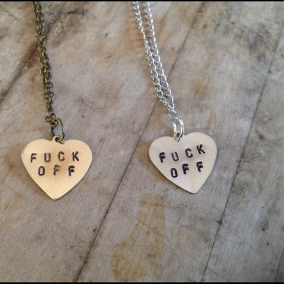 Fuck You Charm Necklace