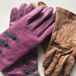 Fitted Genuine Leather Driving Gloves Bundle