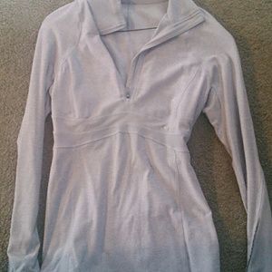 Lululemon long sleeved light purple top