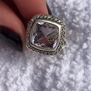 David Yurman lavender amethyst Albion ring