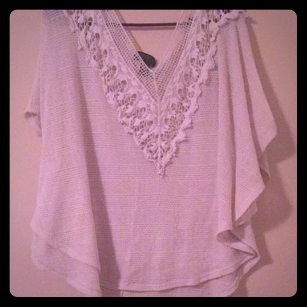 Creme colored Pancho