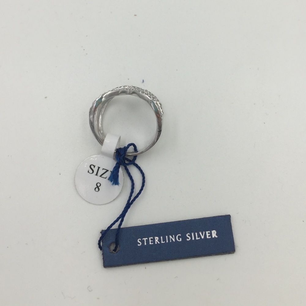 NWT sterling silver crystal Contessa Di Capri Ring - Picture 3 of 4