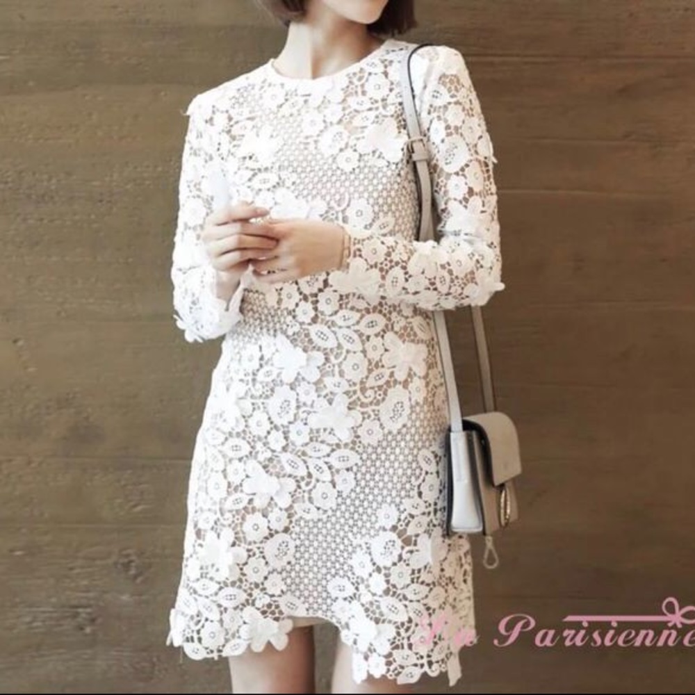 Beautiful white lace dress