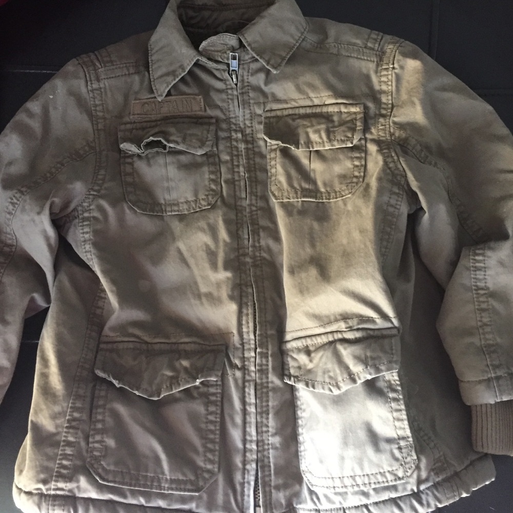 Toddler jacket fur inside