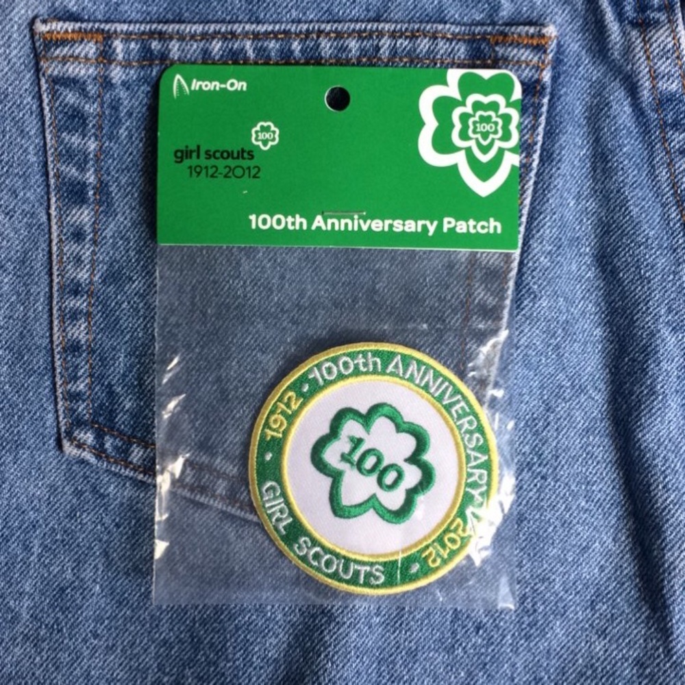Girl Scouts 100 year iron on patch