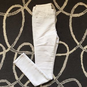 BRAND NEW STAY WHITE DENIM Rockstar Super Skinny 0