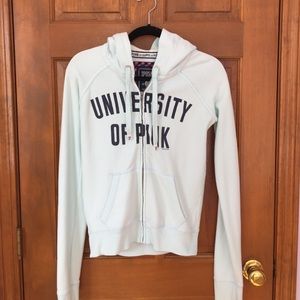 VS pink zip up hoodie