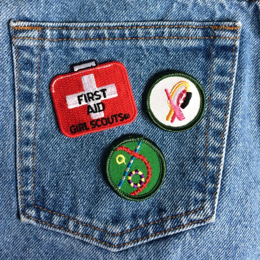 Girl Scout iron on patches bundle