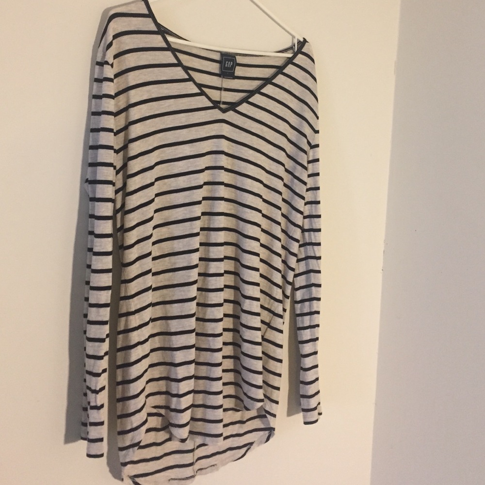 Black and white stripe shirt