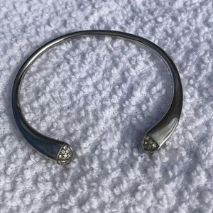 Michael Kors glitz silver cuff